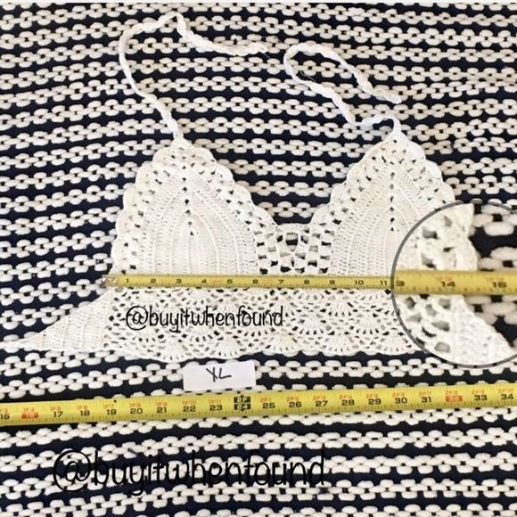 Sexy Crochet Knit Bikini Halter Top YELLOW
S M L - Picture 8 of 8